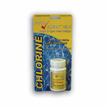 Pool Check 3 in 1 Pool & Spa Water Test Strips