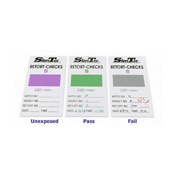 Retort Checks Canning Indicators for Steam & Water Processes
