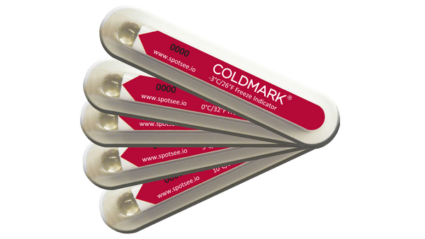 ColdMark Descending Temperature Indicators -3ºC to +20ºC